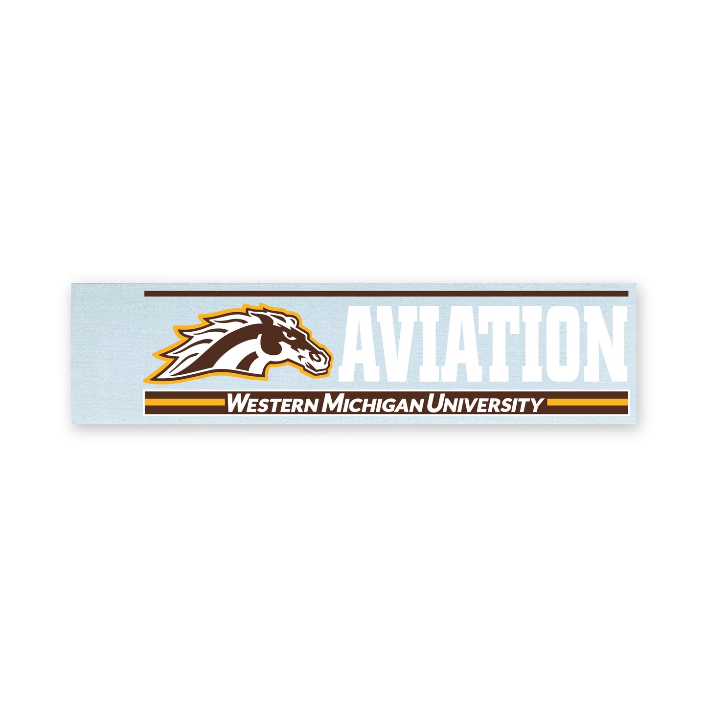 Western Michigan Aviation Bar Decal
