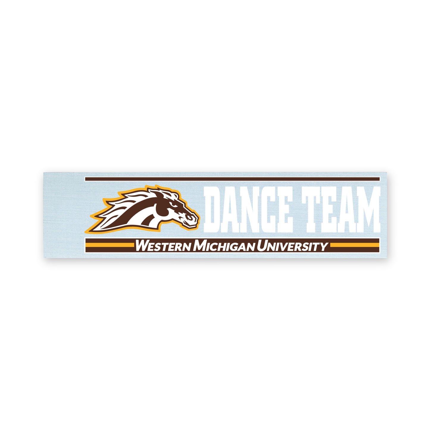 Western Michigan Dance Team Bar Decal