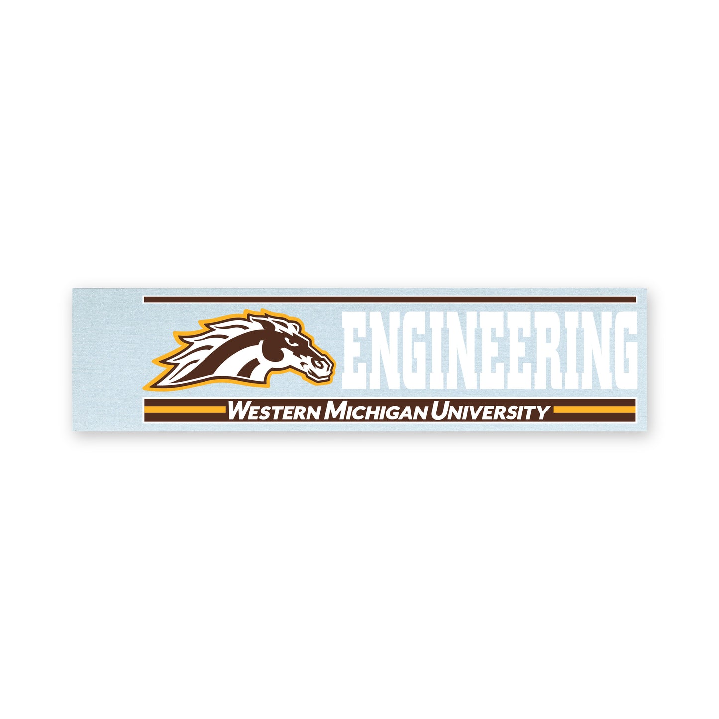 Western Michigan Engineering Bar Decal