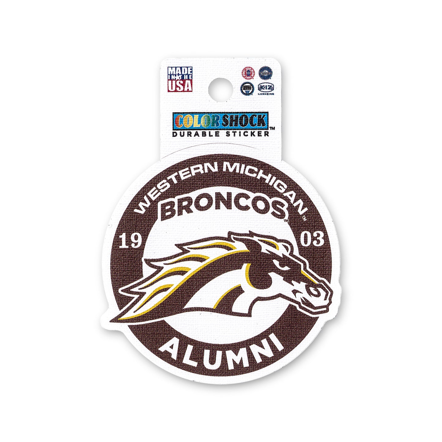 Western Michigan Alumni Sticker