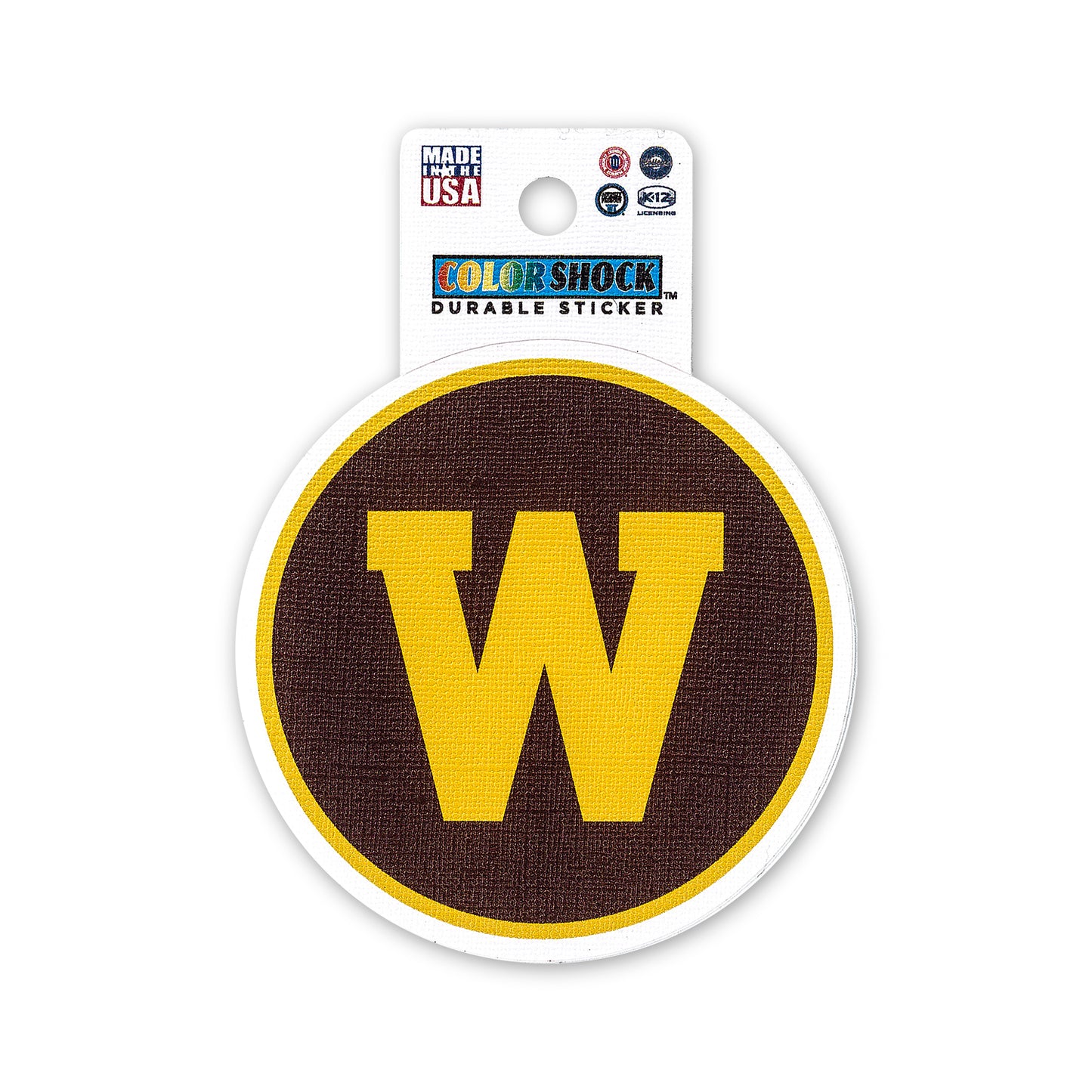 Western Michigan Circle W Sticker