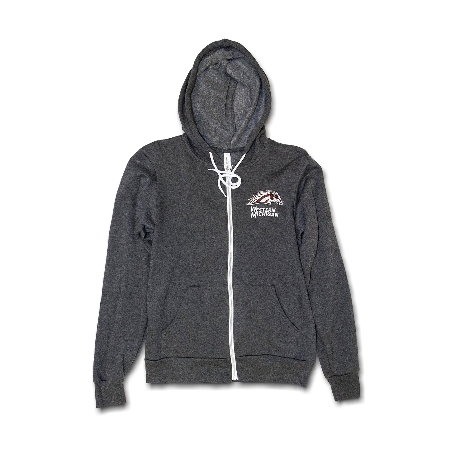 Western Michigan Zip-Up Sponge Fleece Hoodie