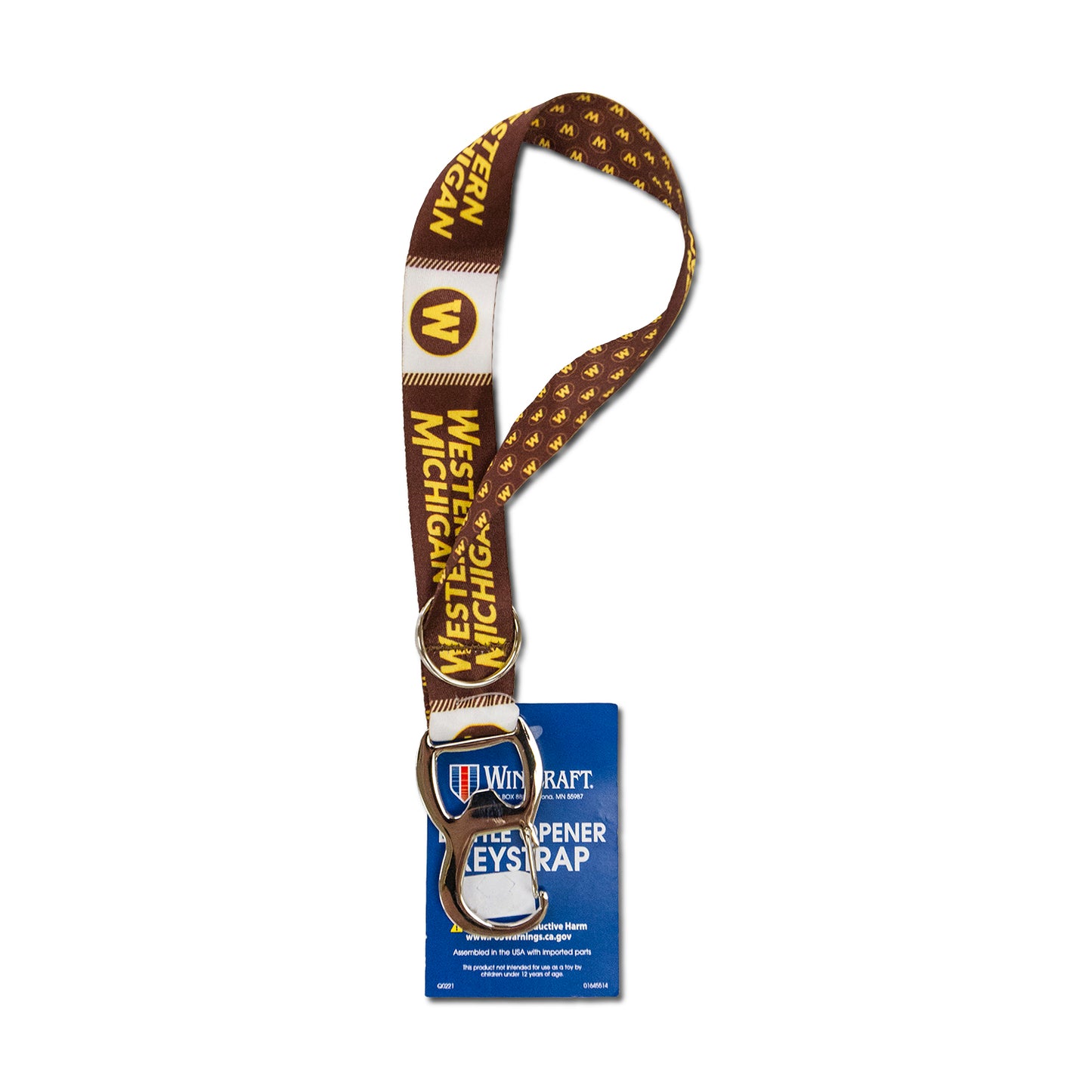 Western Michigan Bottle-Opener Keystrap