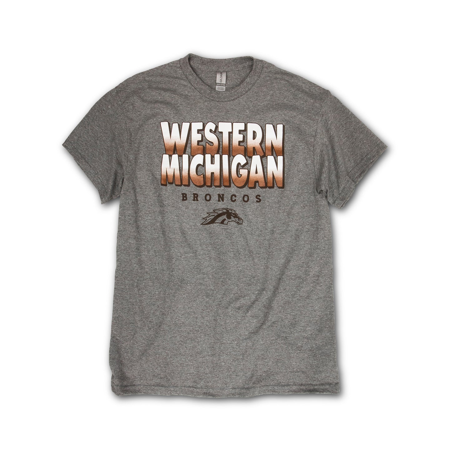 Western Michigan Bubble Fade Tee