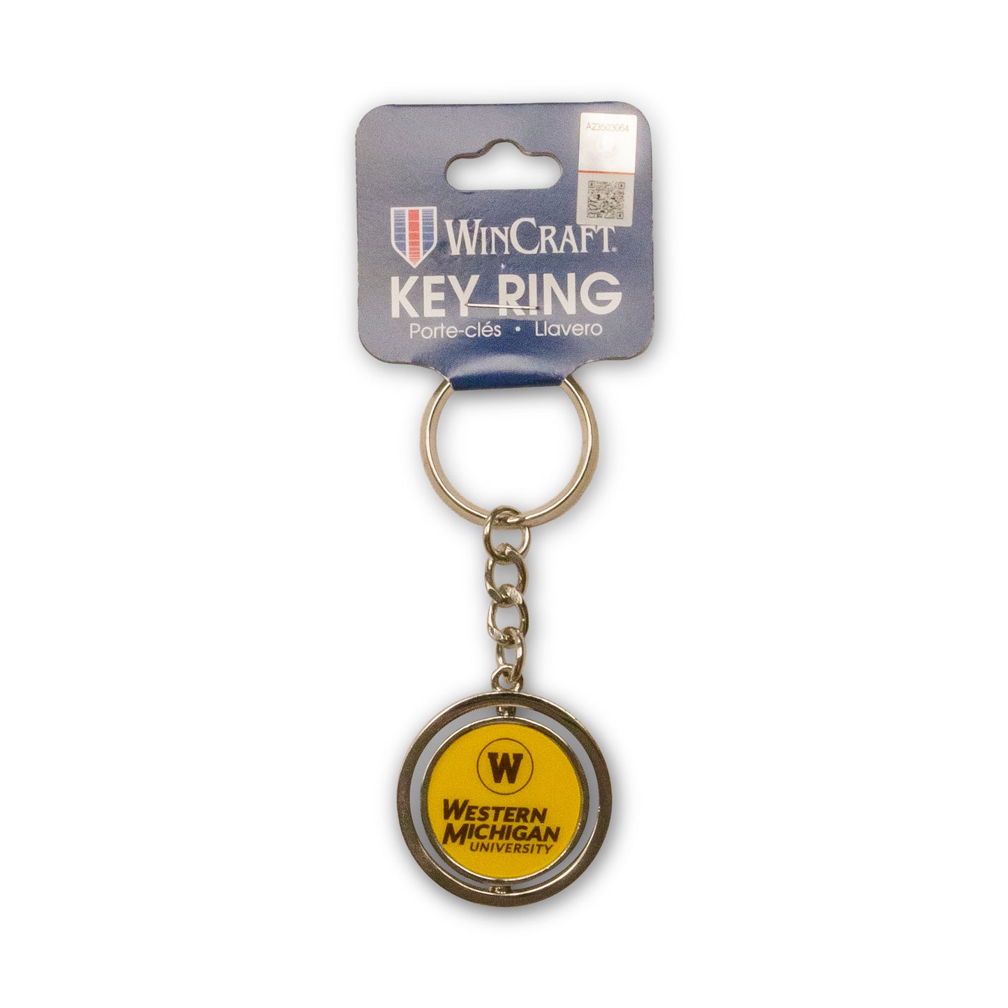 WMU Spin Key Chain