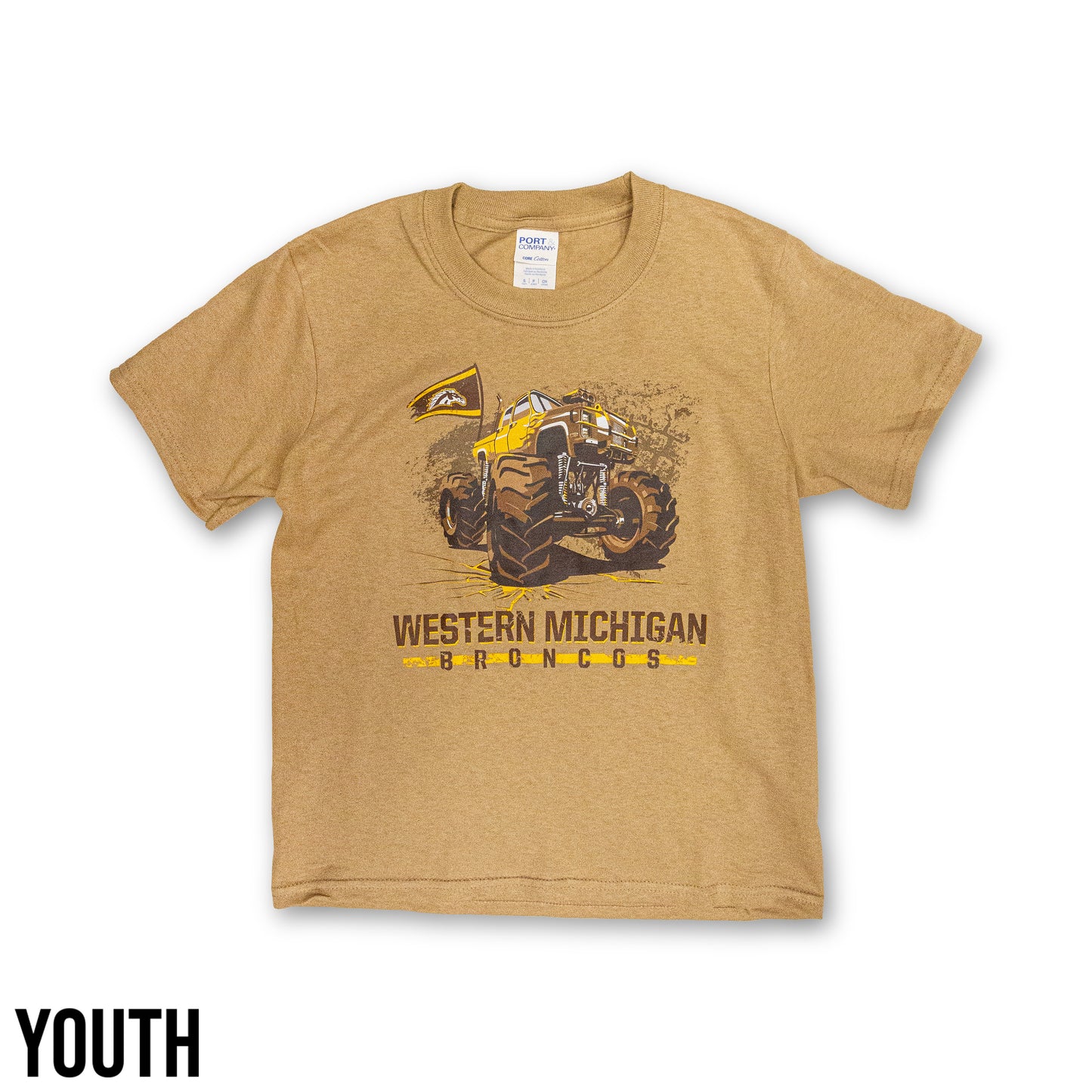 Western Michigan Monster Truck Youth Tee
