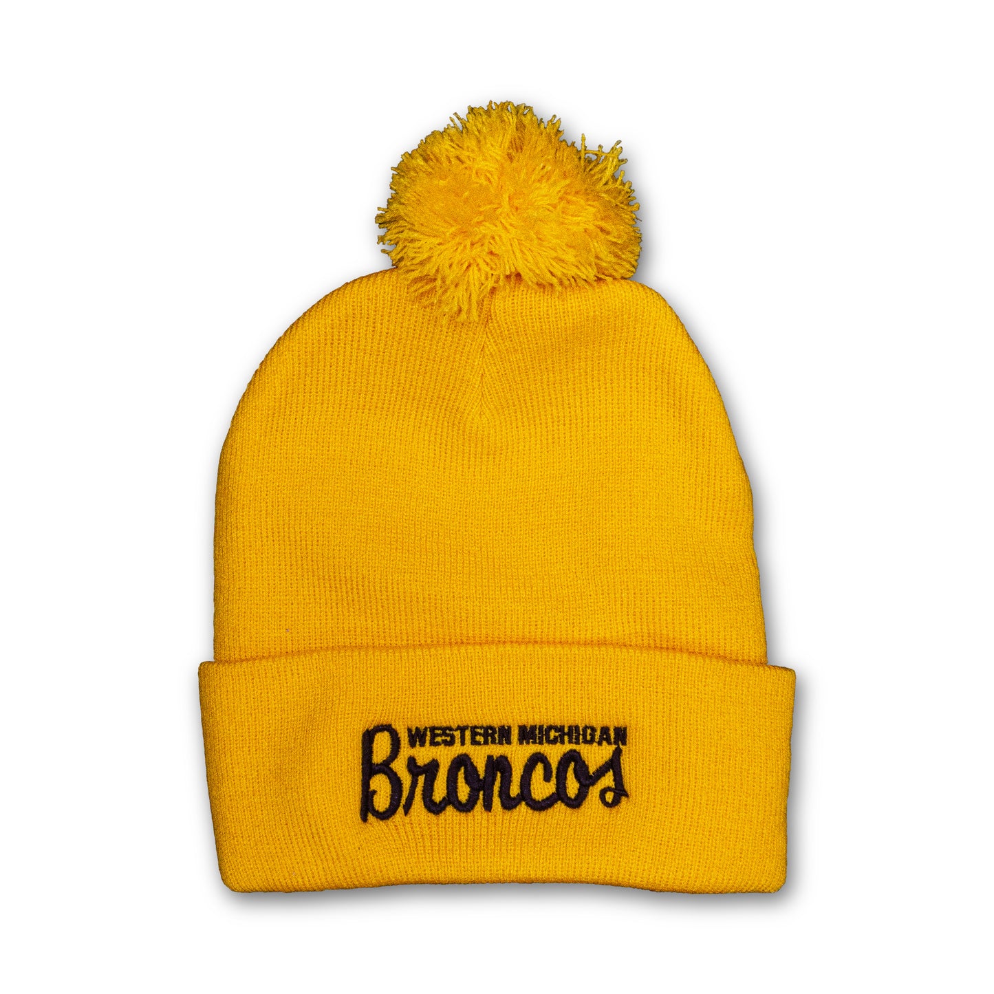 Western Michigan Pom Beanie