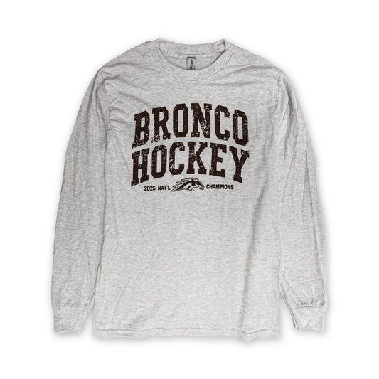 Bronco Hockey National Champs Long Sleeve