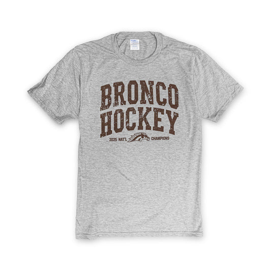 Bronco Hockey National Champs Short Sleeve