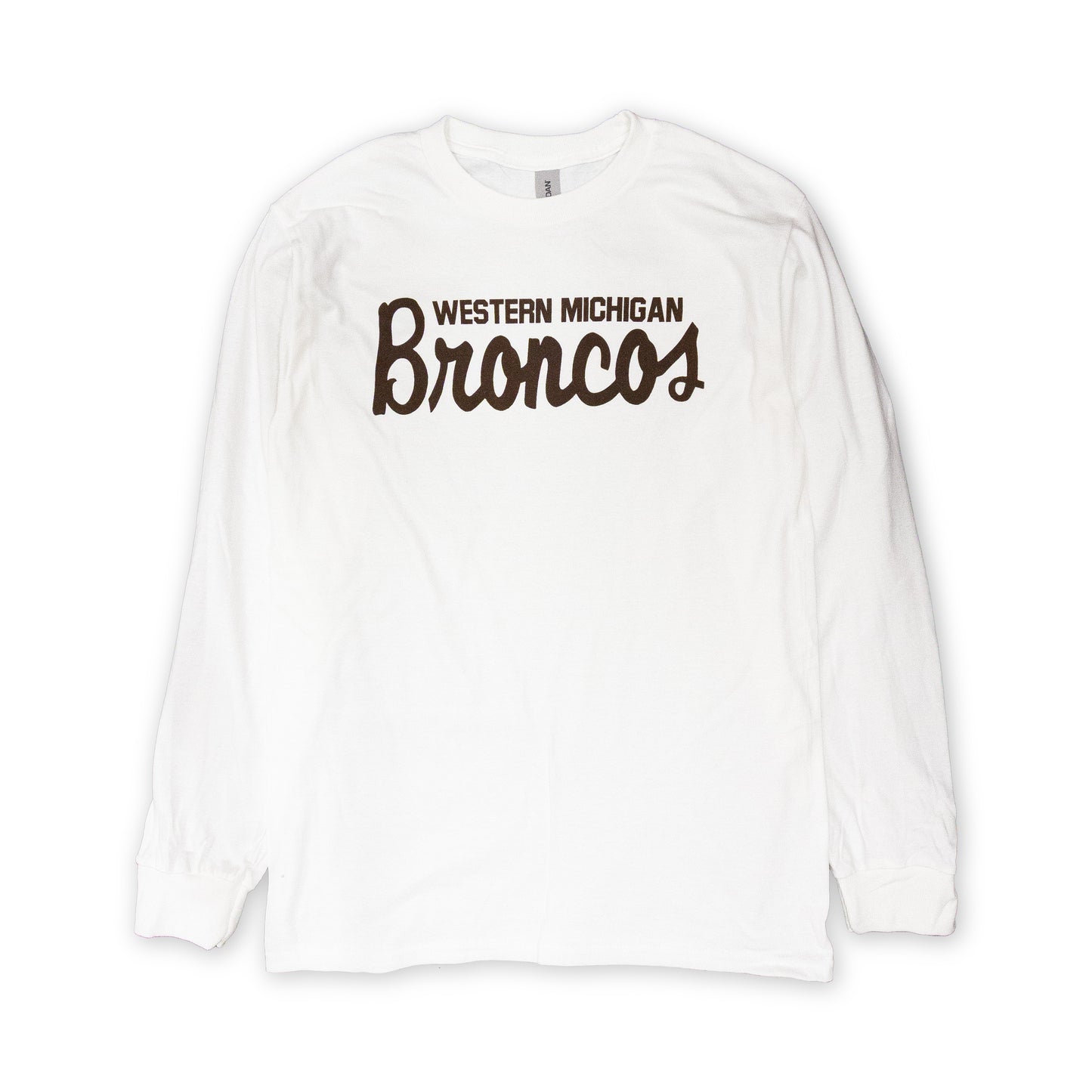 Western Michigan Script Bronco Long Sleeve Tee