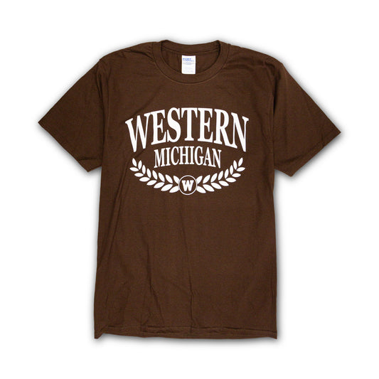 Western Michigan Laurels Fan Tee
