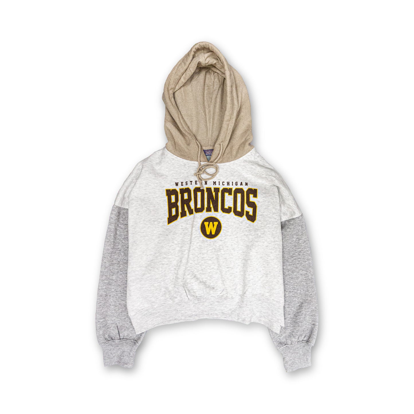 Ladies Color Block Cropped Hood