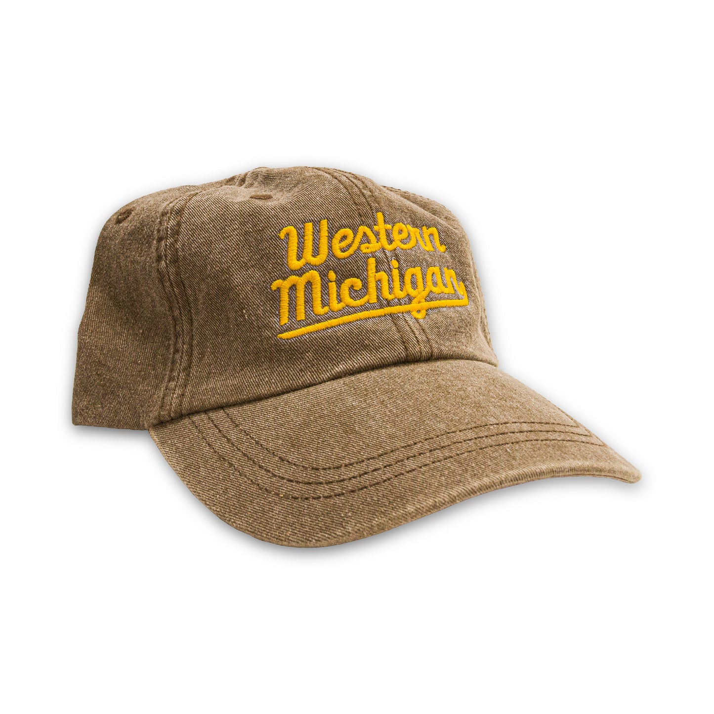 Western Michigan Garment Washed Hat