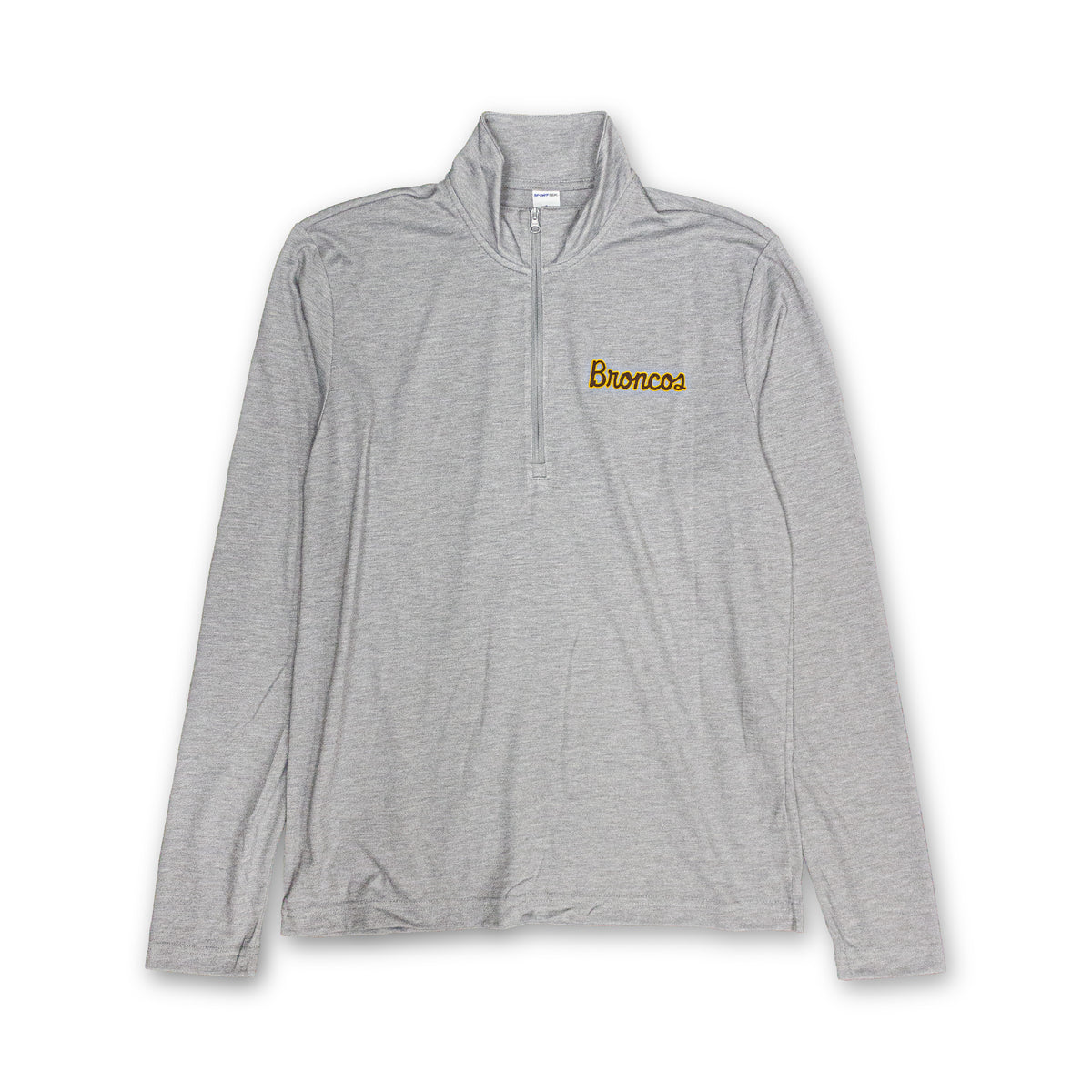 Script Broncos Athletic Quarter-Zip