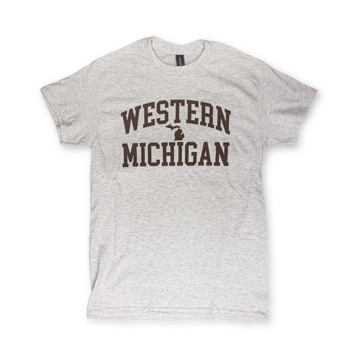 Western Michigan with state Short Sleeve Tee