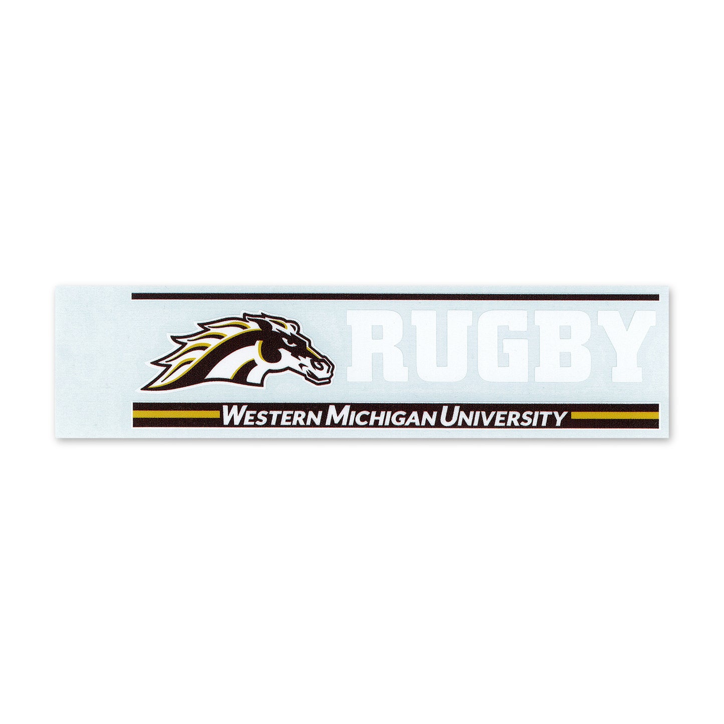 Western Michigan Rugby Bar Decal