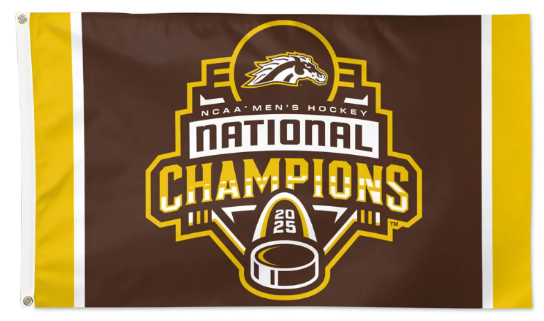 National Champions Hockey 3x5 Flag