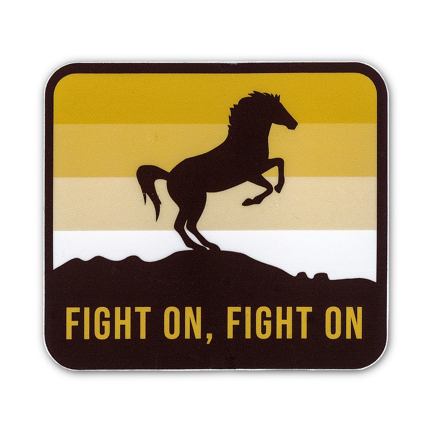 Fight On Bronco Sticker