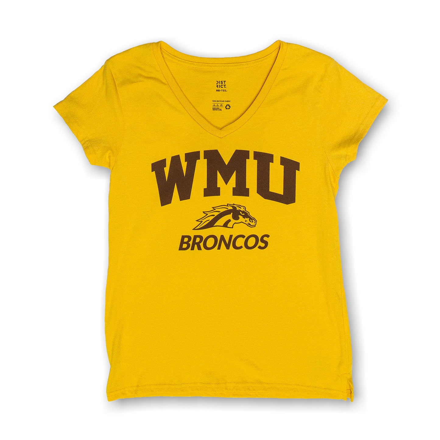 WMU Broncos Ladies' V-Neck Tee