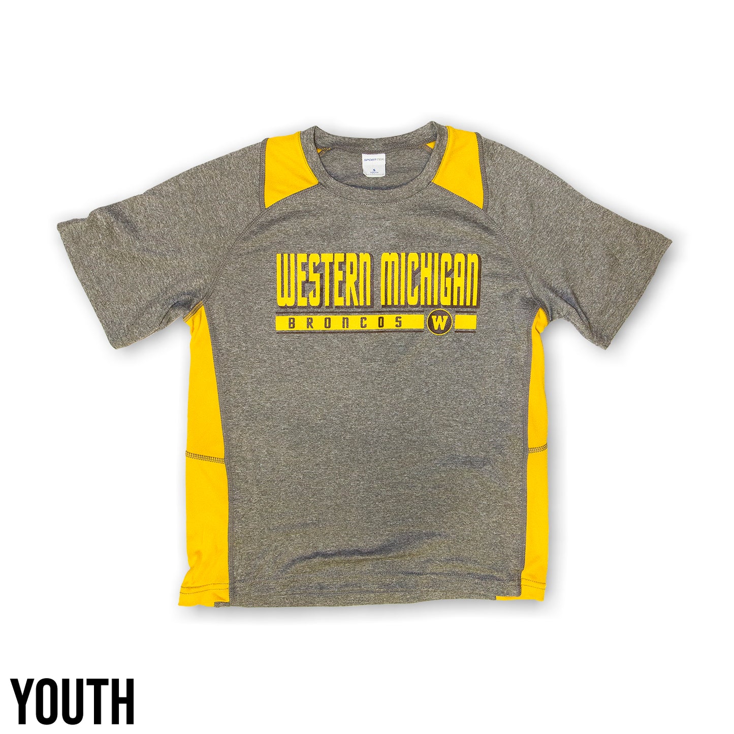 Western Michigan Shadow Youth Athletic Tee