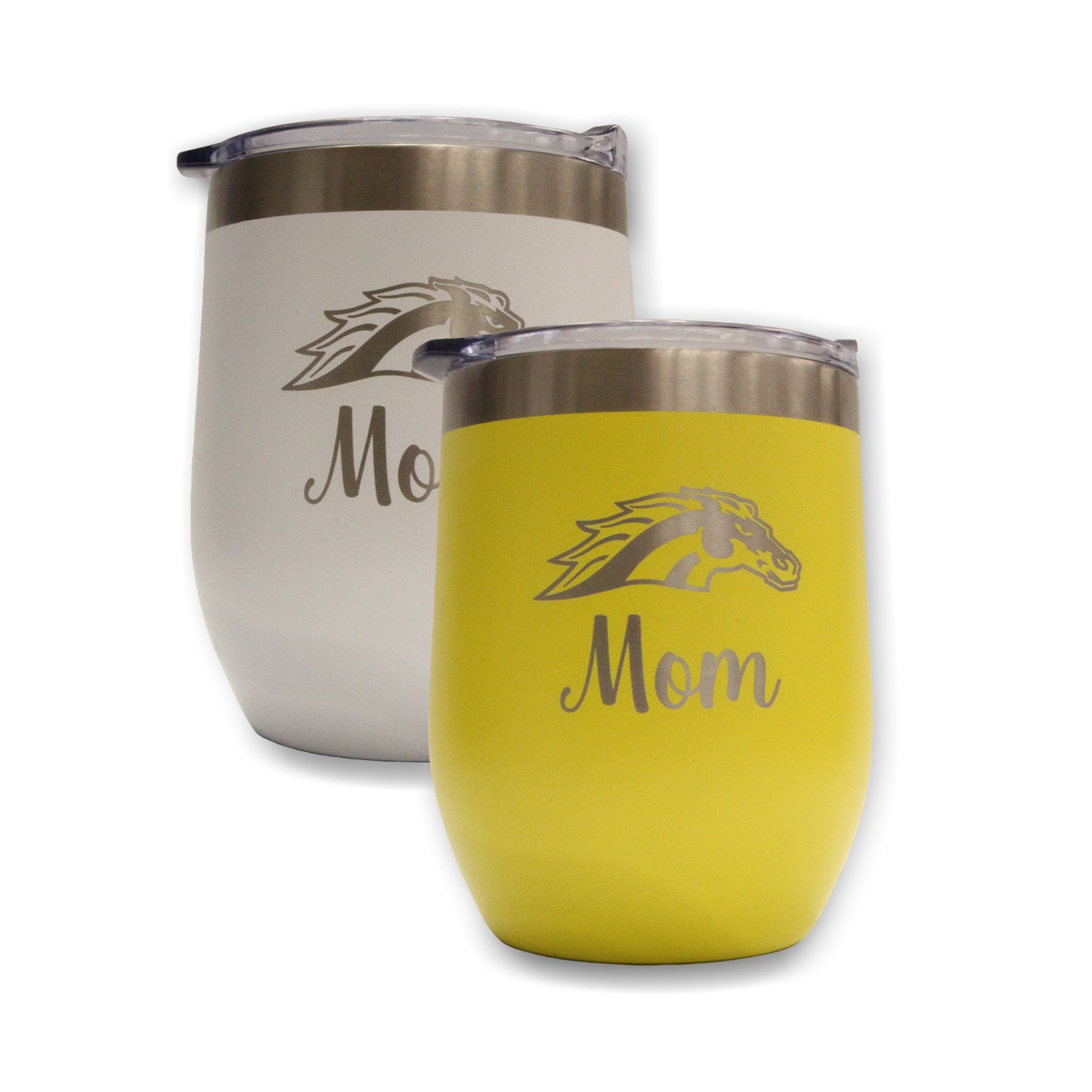 Bronco Mom Travel Wine Tumbler