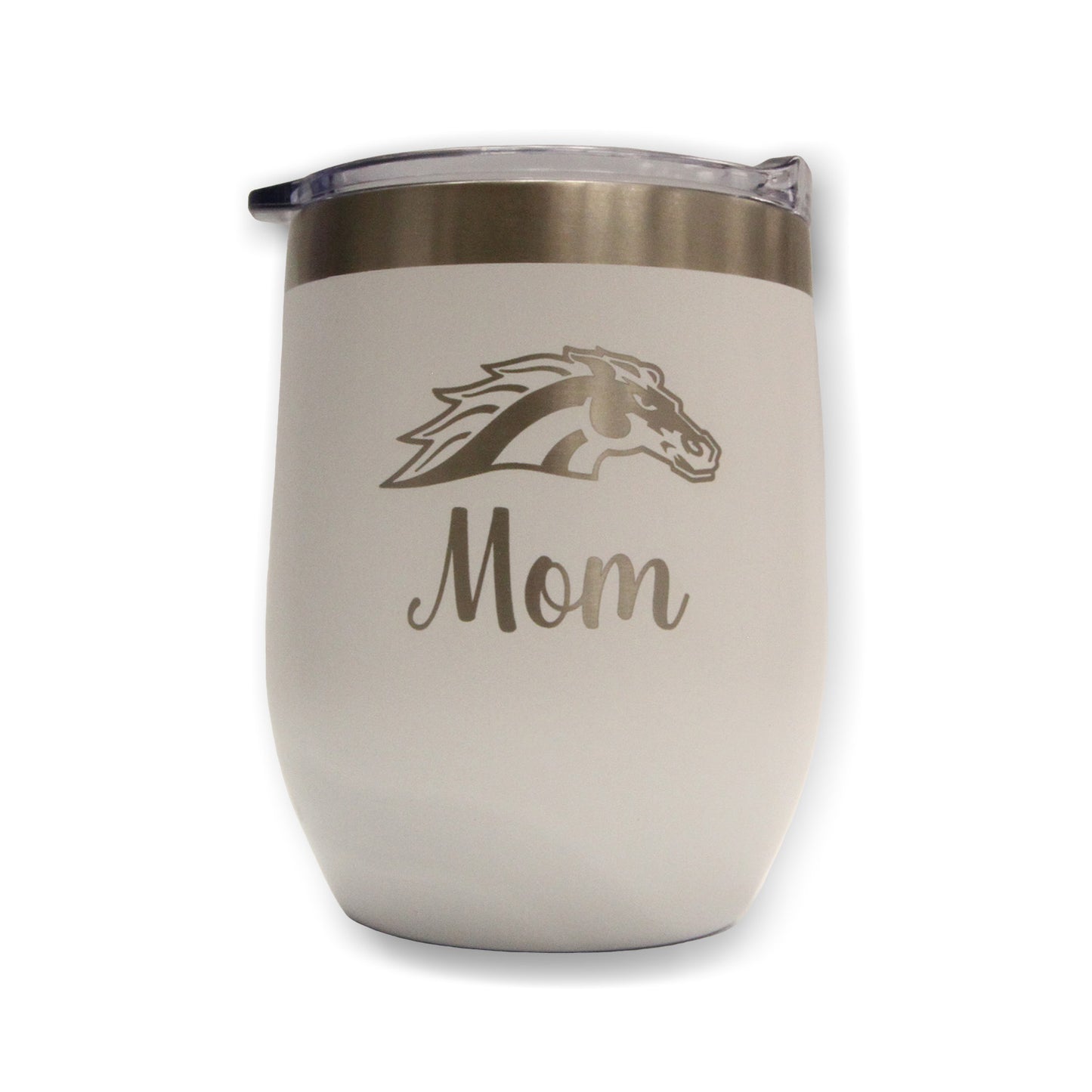 Bronco Mom Travel Wine Tumbler