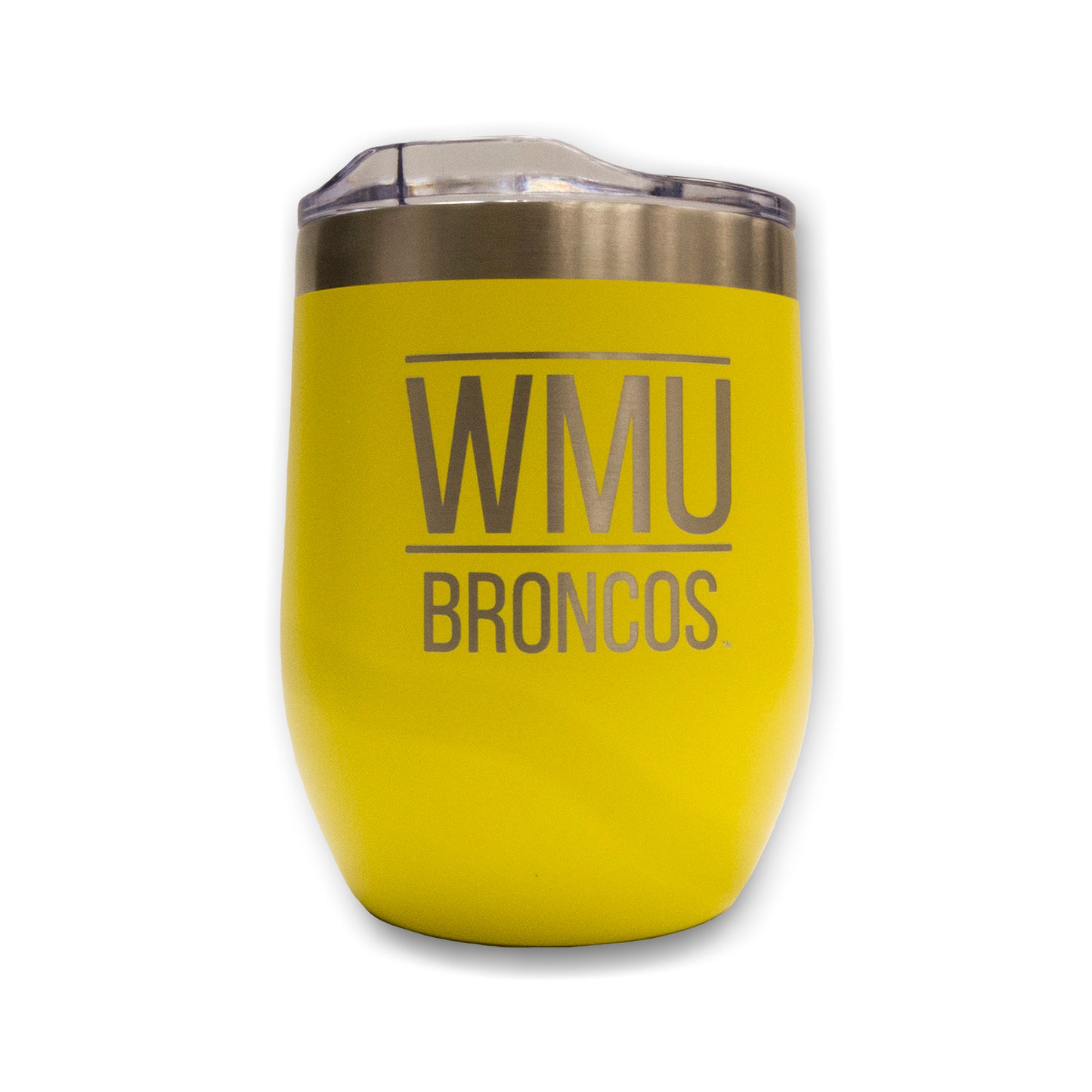 WMU Broncos Travel Wine Tumbler