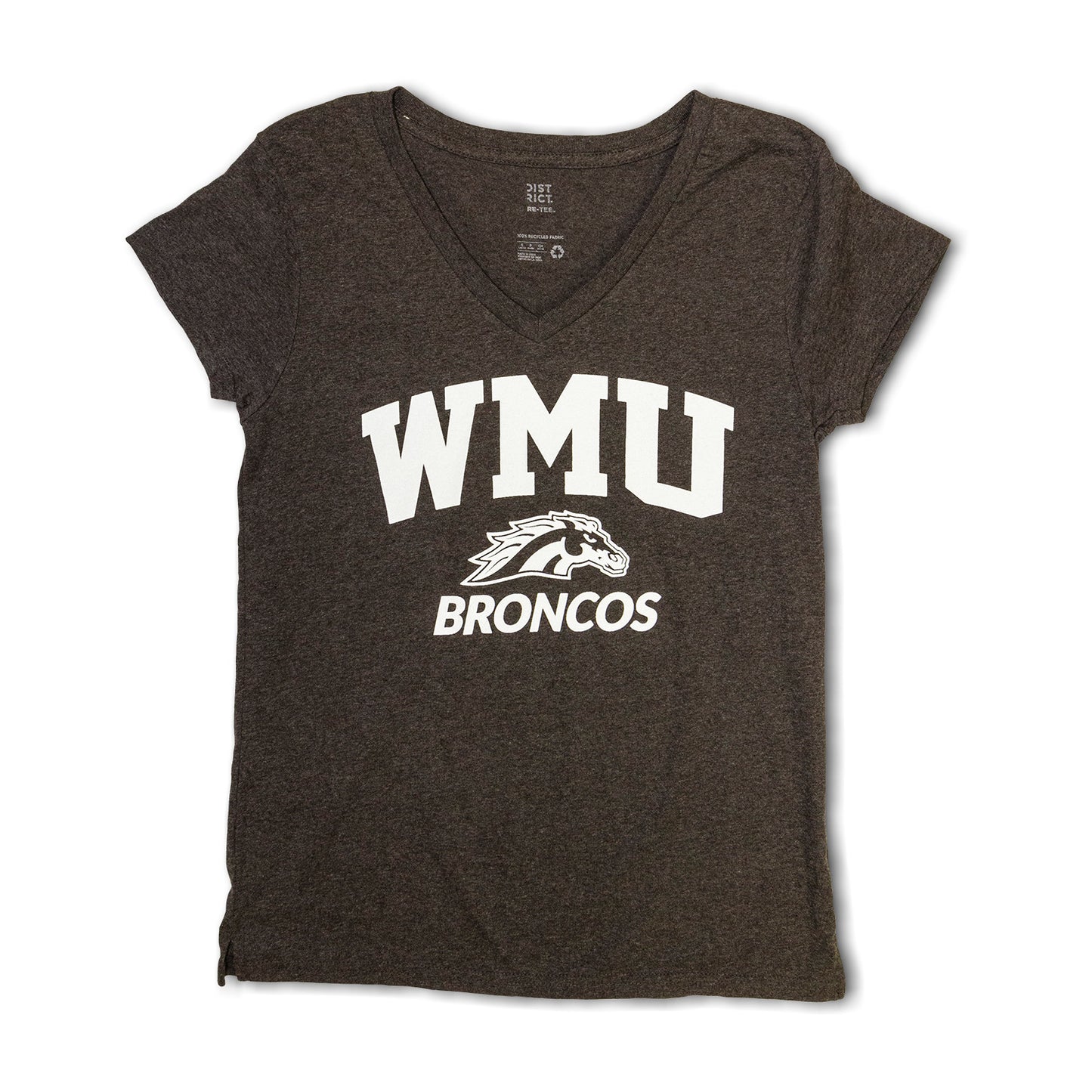 WMU Broncos Ladies' V-Neck Tee