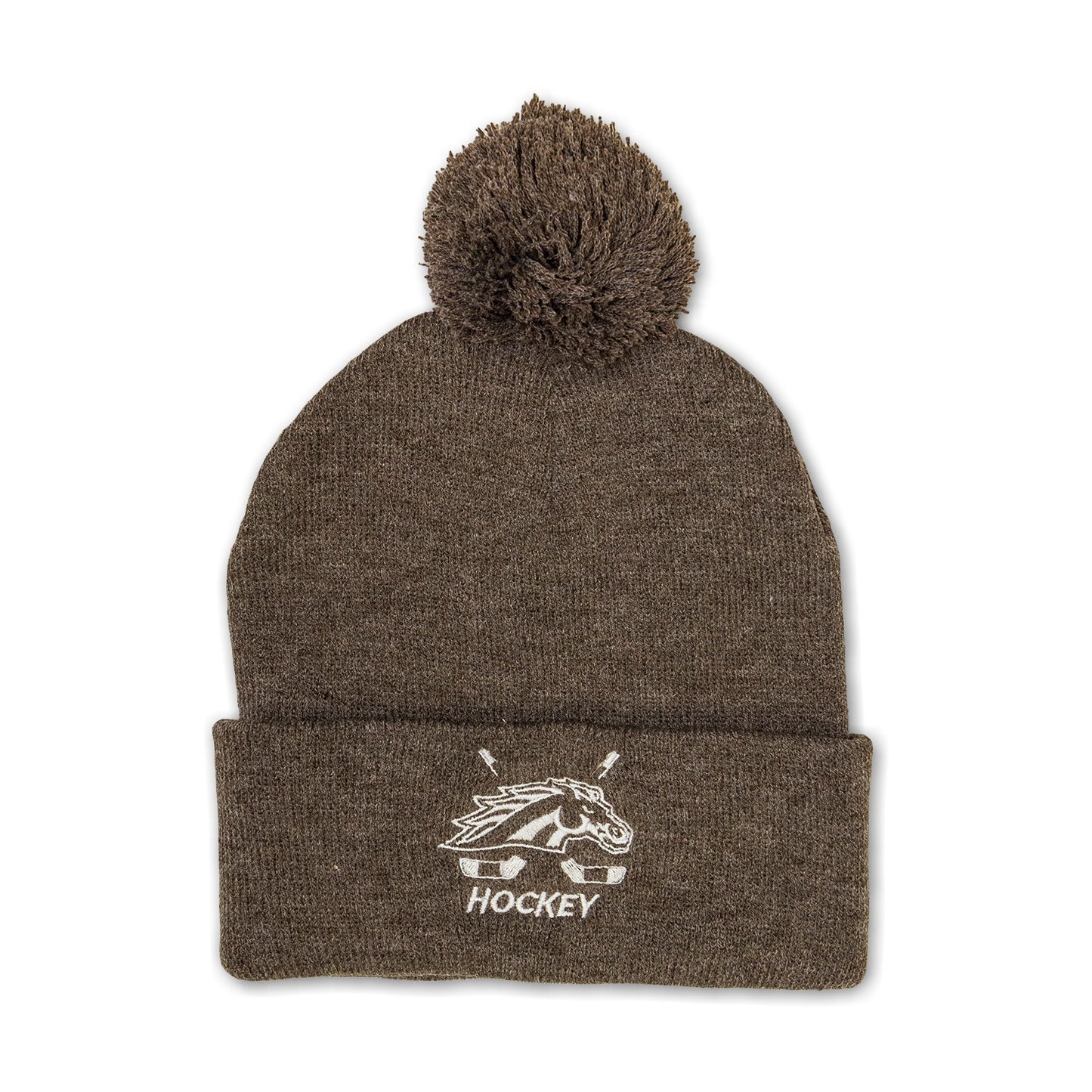 WMU Hockey Pom Beanie