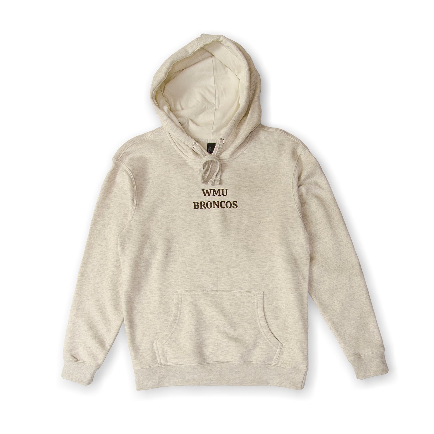 Bronco Fleece Pullover Sweatshirt in Heather Grey