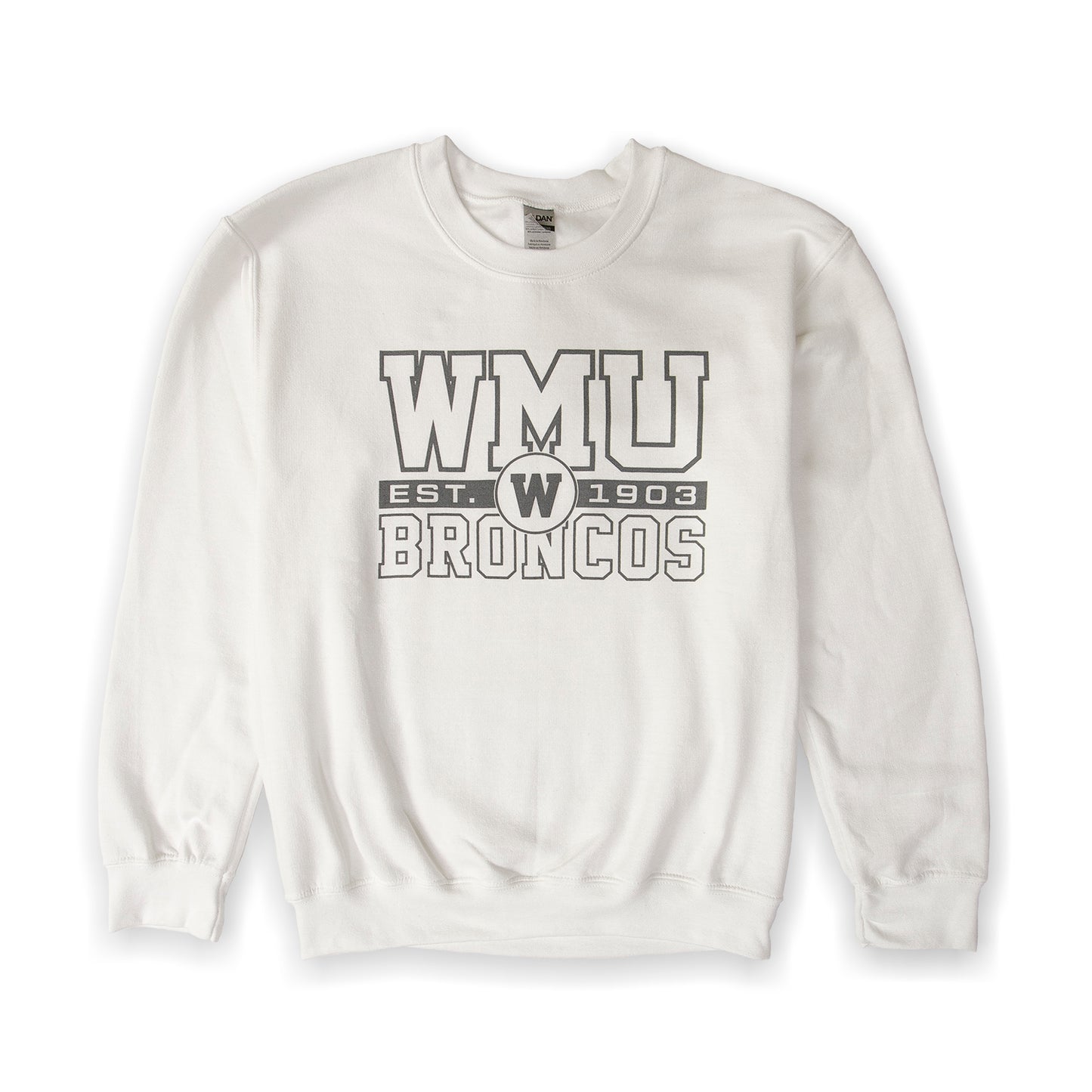 WMU Block and Circle Crewneck