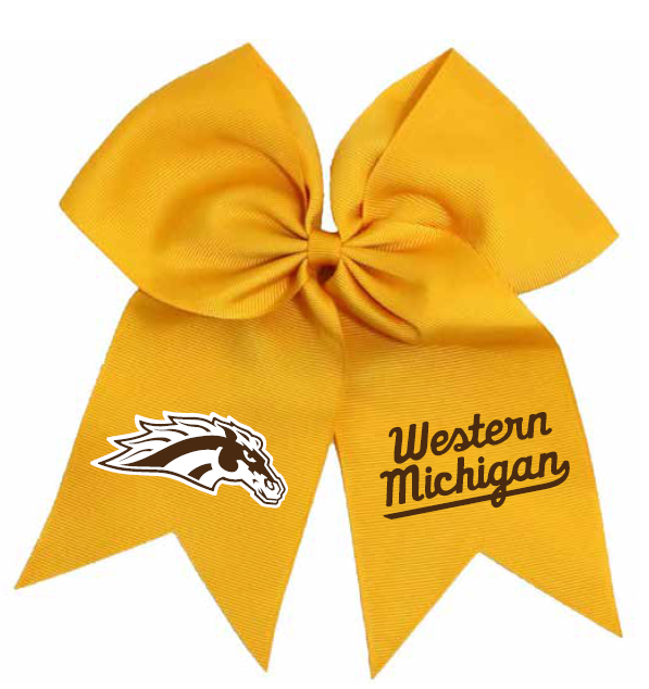 Western Michigan Hair Bow