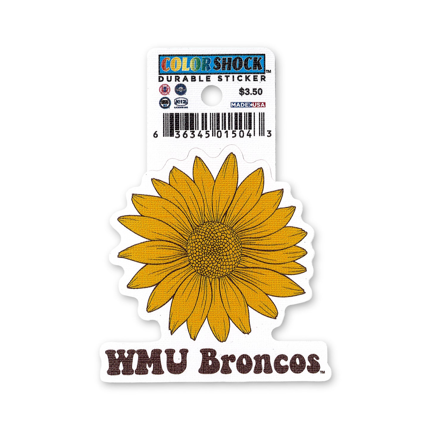 WMU Flower Sticker