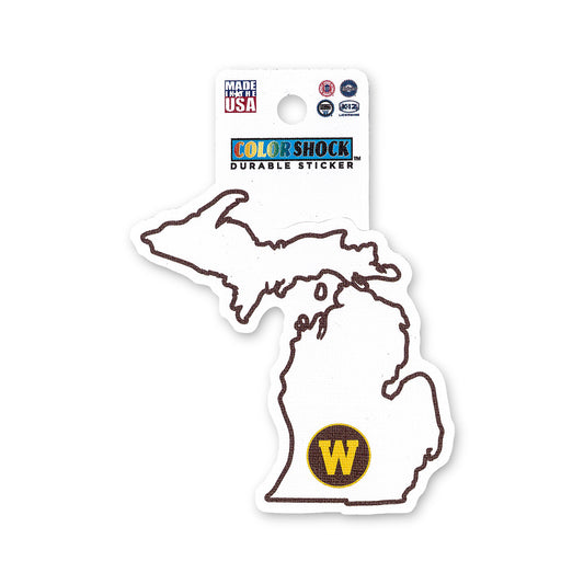 Michigan Map Sticker