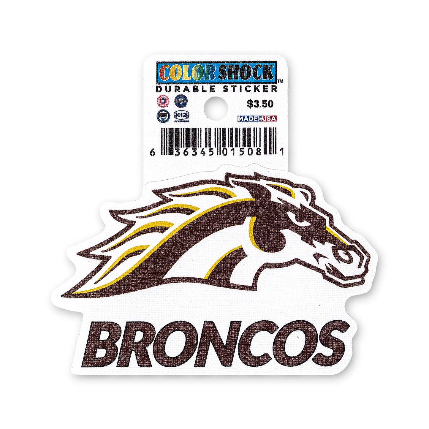 Broncos Spirit Mark Sticker