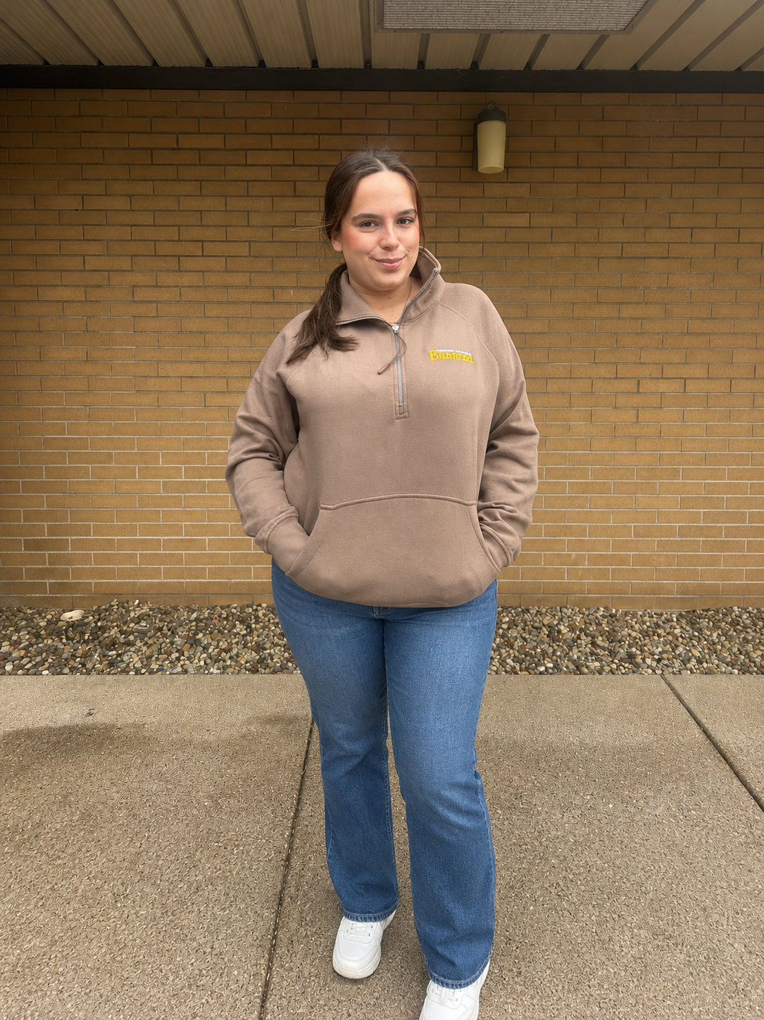 Western Michigan Broncos Ladies' Boxy 1/2 Zip