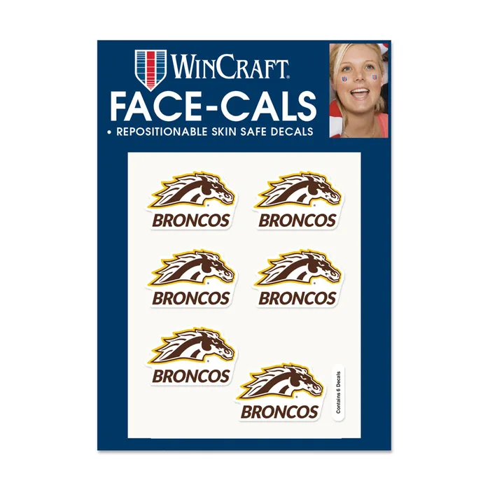 Broncos Face-Cals