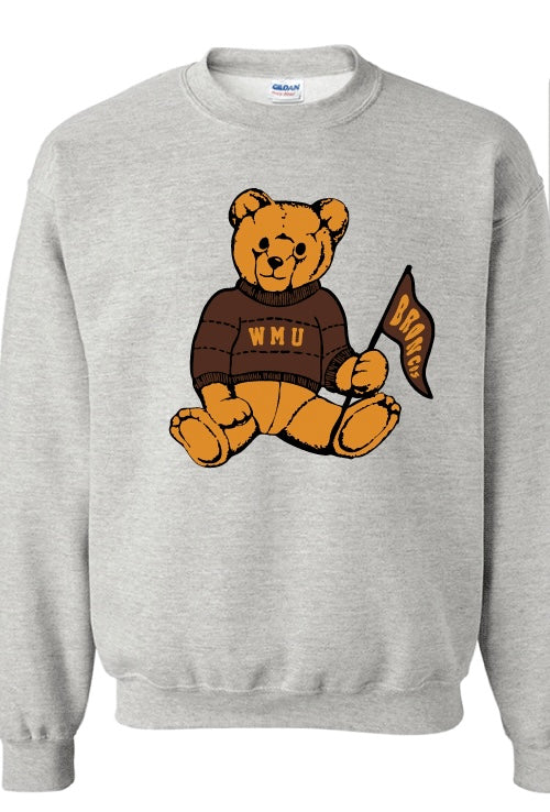 WMU Brecken Bear Crew Sweatshirt