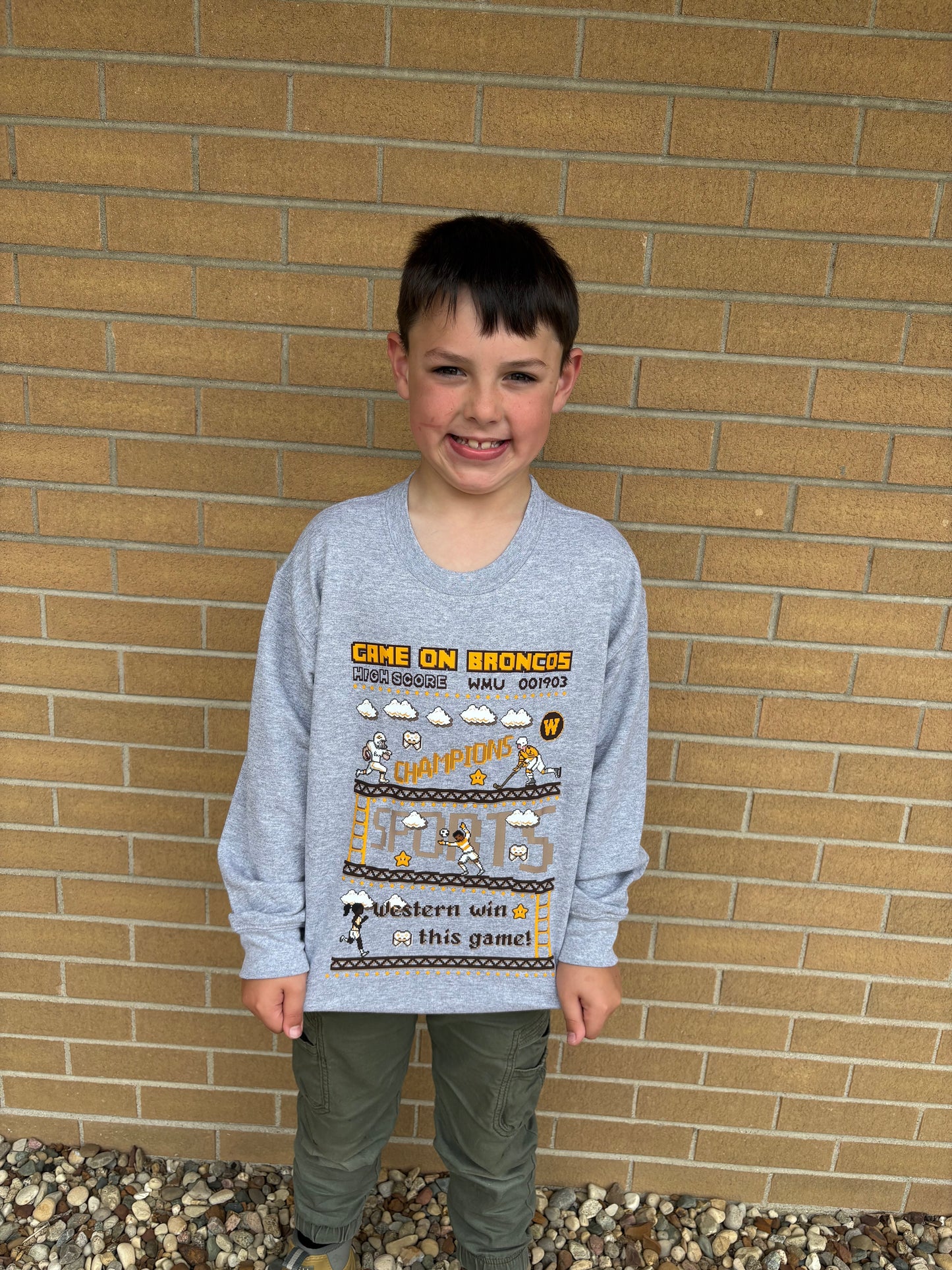 WMU Game On Youth Crew Sweatshirt