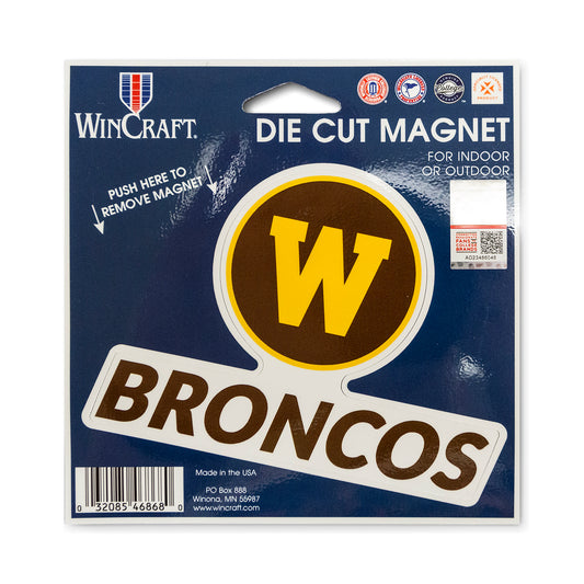 Broncos Die-Cut Magnet