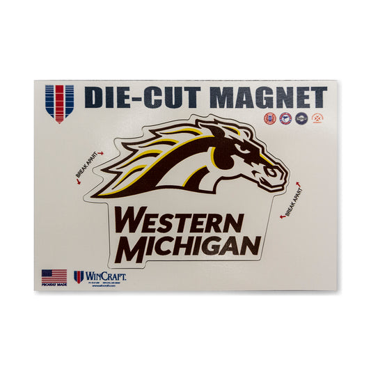 Western Michigan Die-Cut Magnet