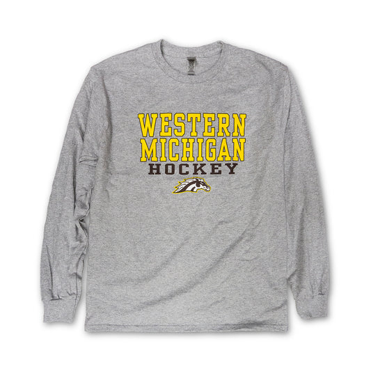 Western Michigan Hockey Spirit Mark Long Sleeve