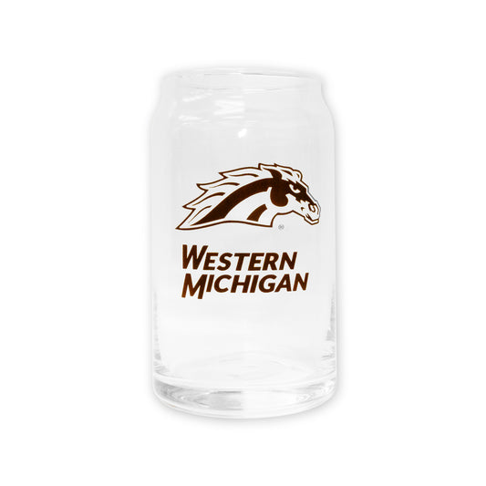 WMU Beer Can Glass