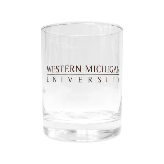 Western Michigan Rocks Glass