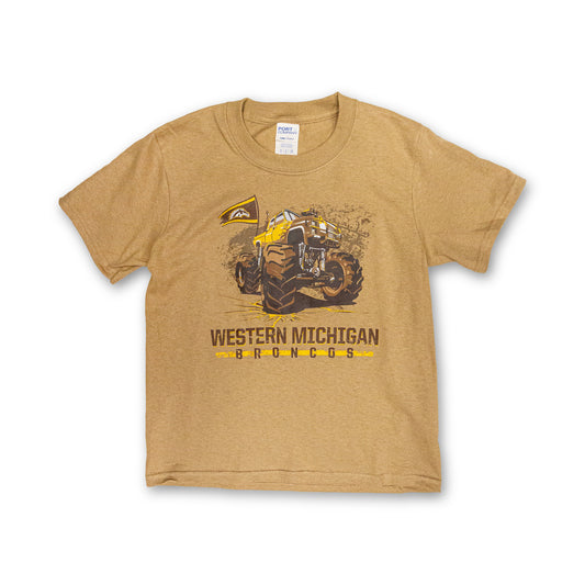 Western Michigan Monster Truck Youth Tee