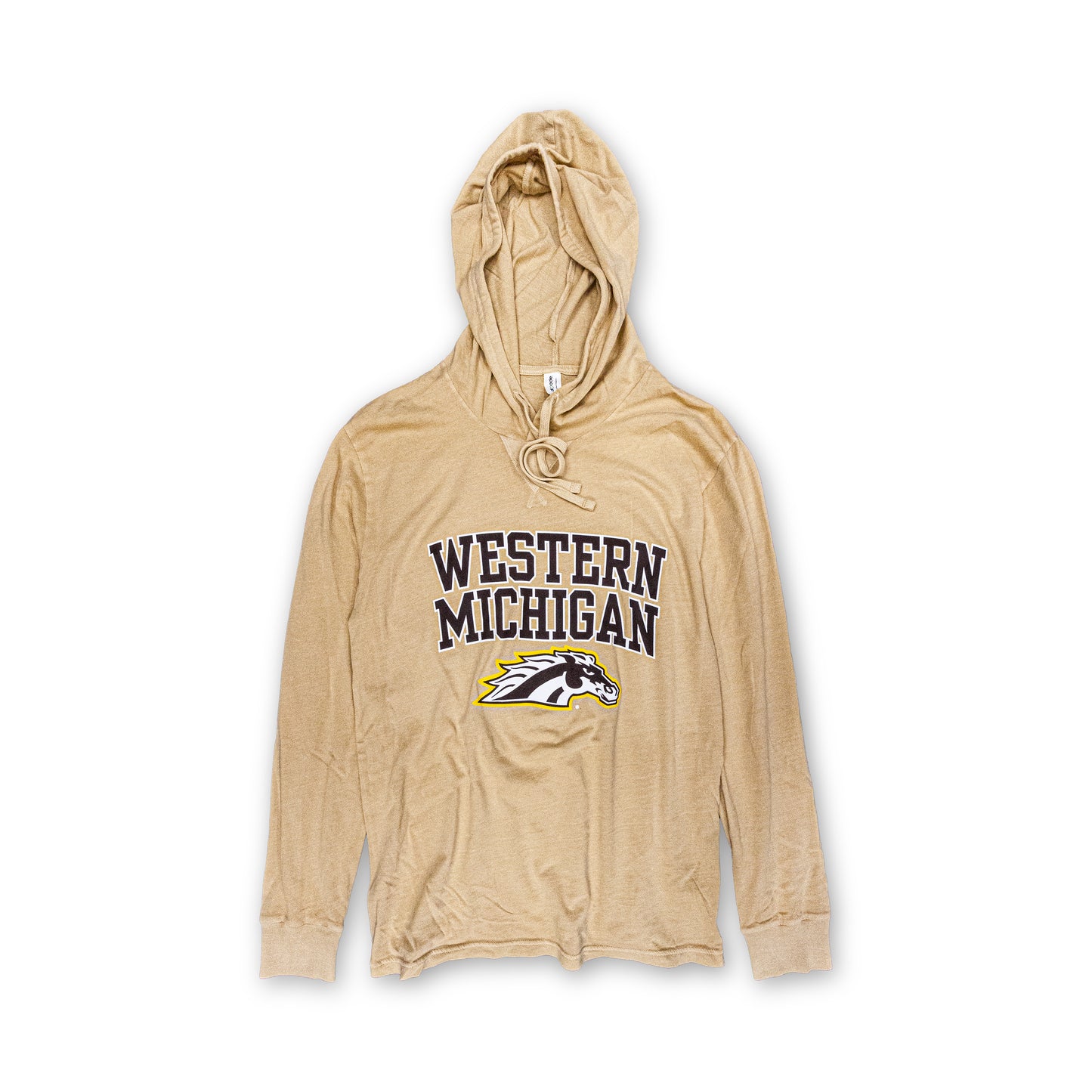 Western Michigan Bronco Hooded Long Sleeve Tee