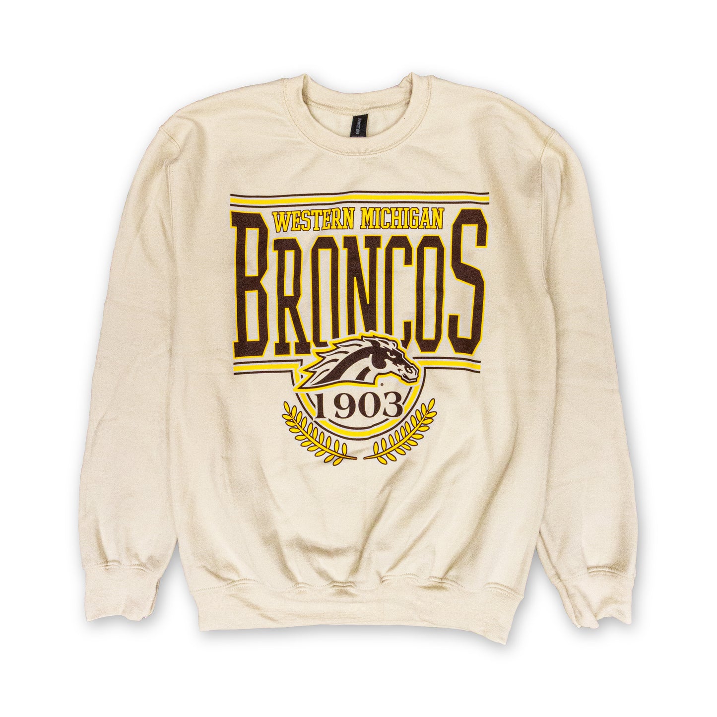 Western Michigan Laurel Crewneck