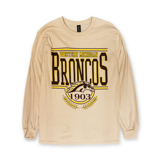 Western Michigan Laurel Long Sleeve Tee