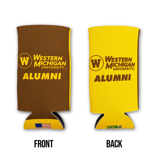 Western Micigan Alumni Slim Can Cooler