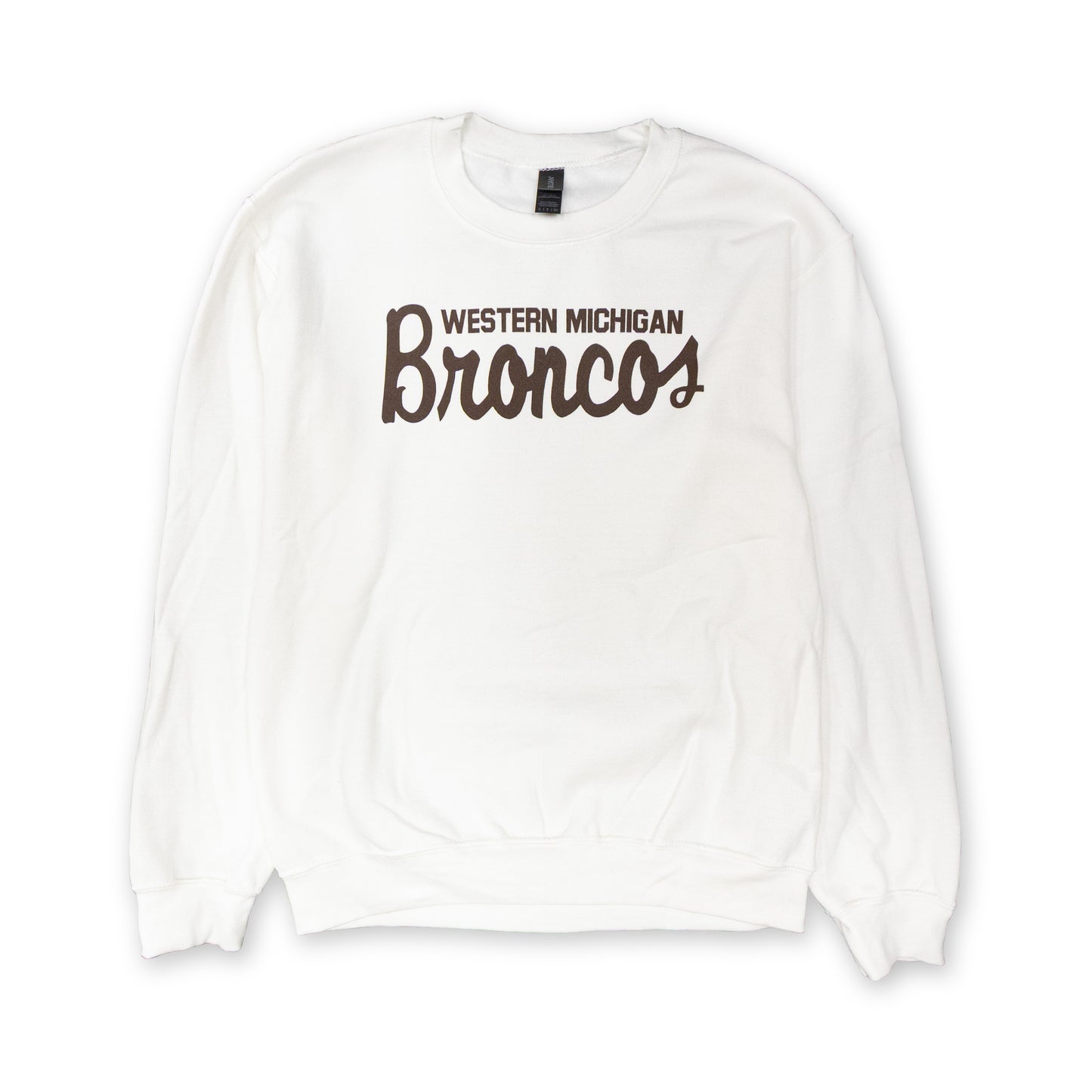 Western Michigan Script Broncos Crewneck
